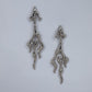 Dripping Design Drop Metal Post Earring