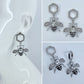 Drop Dangle Hexagon with Bee Earrings