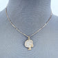 Gold or Silver Finish Set of 2 Necklaces with Black Girl Magic Pendant