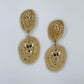 Lion Head Design Drop Dangle Earrings