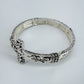 Silver Finish Stretchable Bracelet With Bible Verse 3:16 And Cross Tree Of Life Design