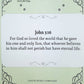 Silver Finish Stretchable Bracelet With Bible Verse 3:16 And Cross Tree Of Life Design