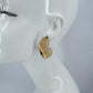 Gold or Silver Finish 3D Butterfly Post Back Earrings