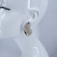 Gold or Silver Finish 3D Butterfly Post Back Earrings