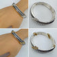Silver or 2 Tone Finish Filigree Stretchable Bracelet
