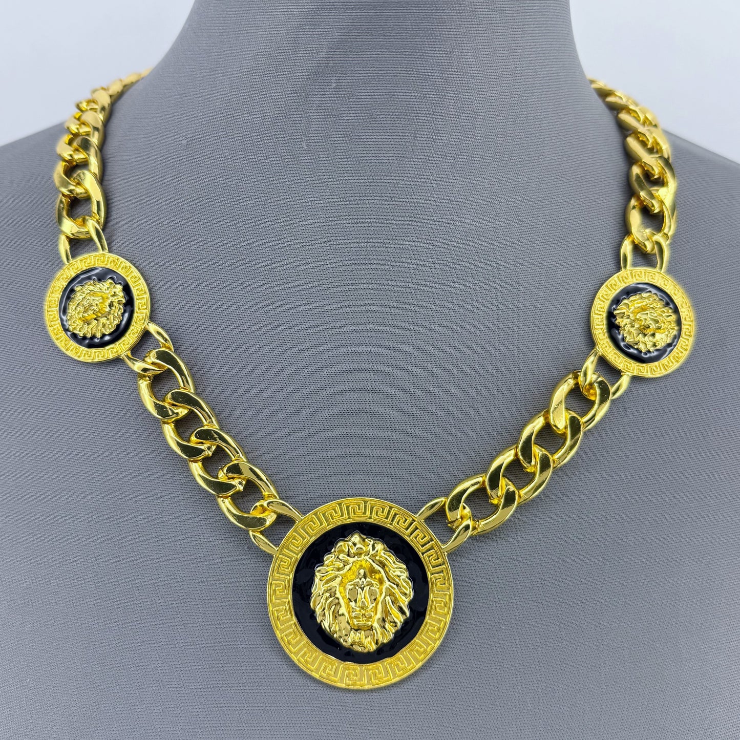 Lion Head Designer Inspired Necklace