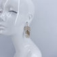 Gold or Silver Finish Leaf Design drop dangle Earrings