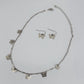 Gold or Silver Dainty Butterfly Necklace Set