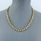 U shape Gold or Silver Finish Necklace