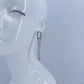 Long U shape Gold or Silver Finish Earrings