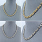 U shape Gold or Silver Finish Necklace