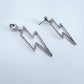 Drop Dangle Lightning Shape Rhinestone Earrings