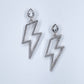 Drop Dangle Lightning Shape Rhinestone Earrings
