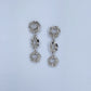 Nugget Texture Hammered Metal Drop Dangle Earrings