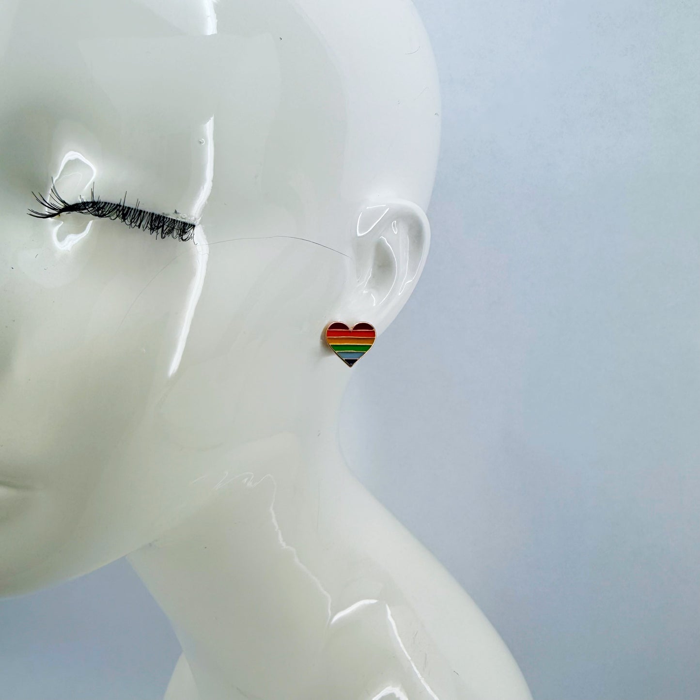 Rainbow Multi pack 6 pairs Stud Earrings