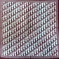 Cotton Square Scarf Brown Initial D Print