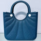 Flowers Design Jelly Tote Bag Lavender or Teal