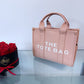 Design Tote Bag Medium Size Beige