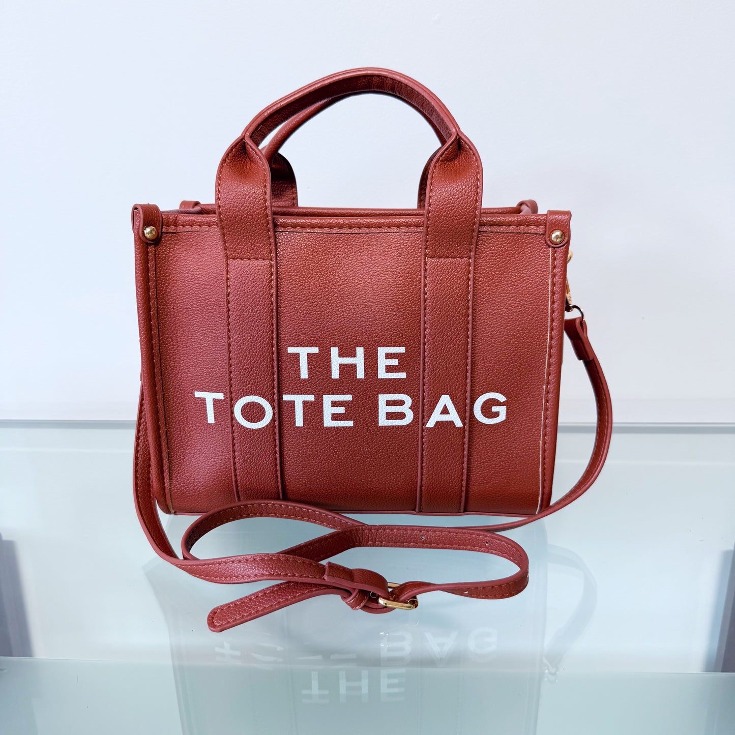 Design Tote Bag Medium Size Brown