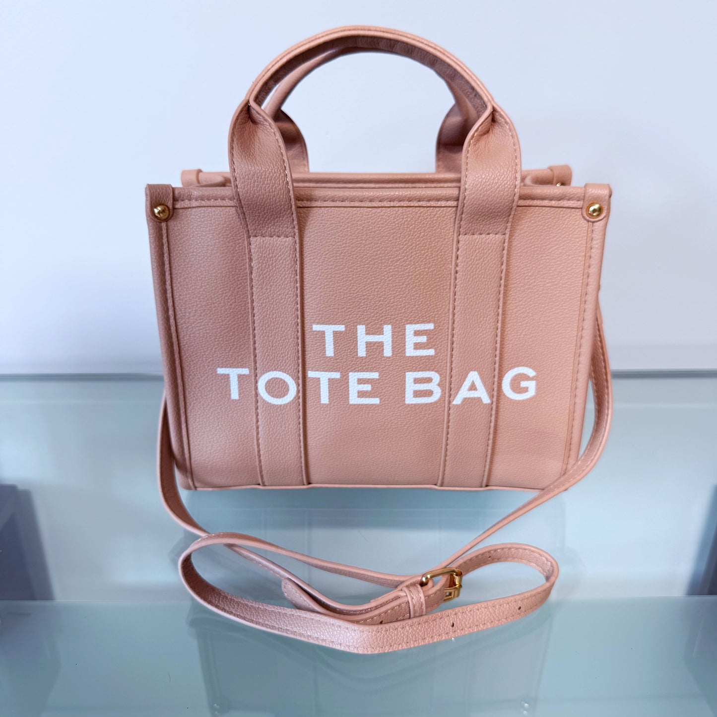 Design Tote Bag Medium Size Beige