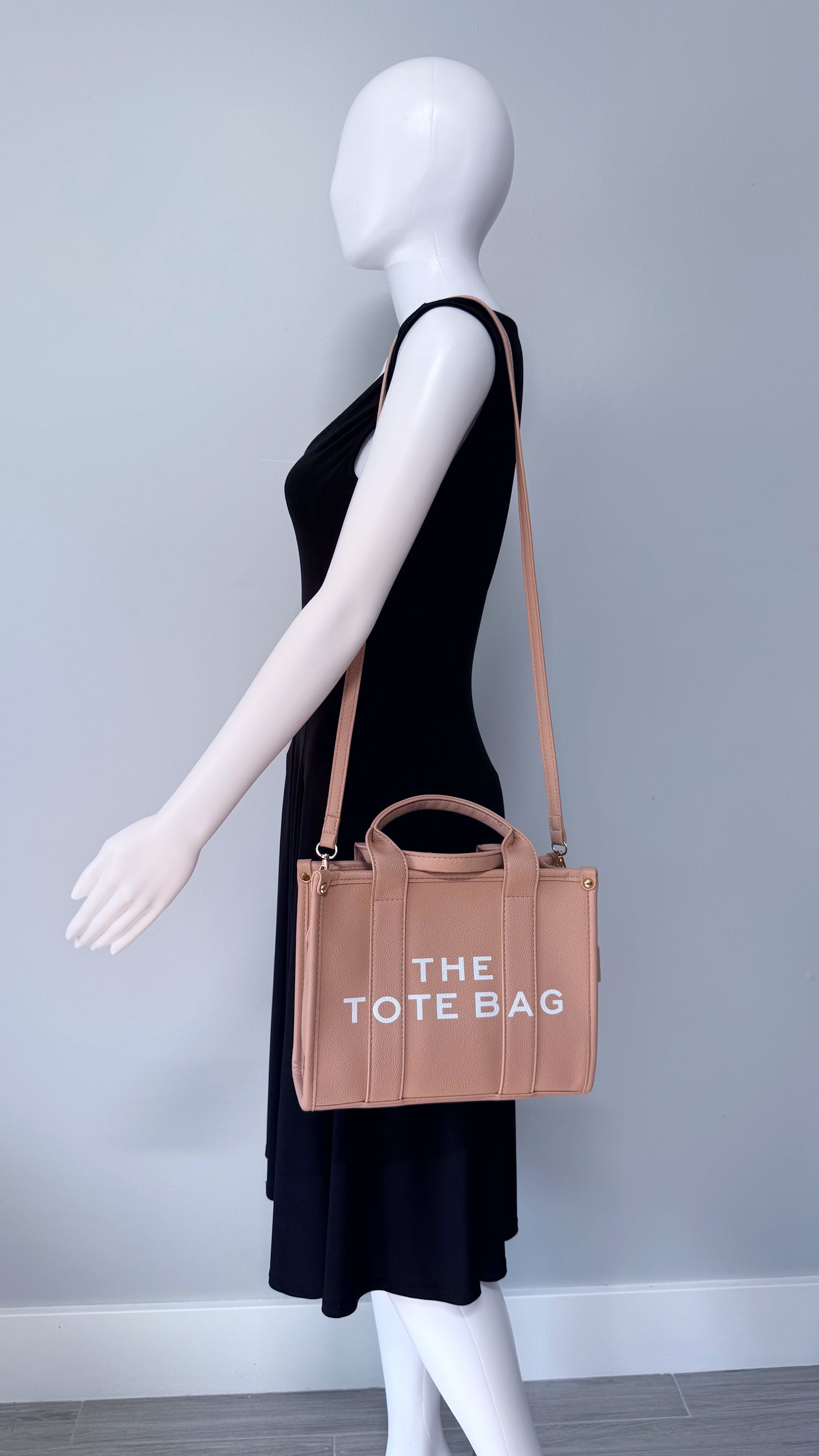 Design Tote Bag Medium Size Beige