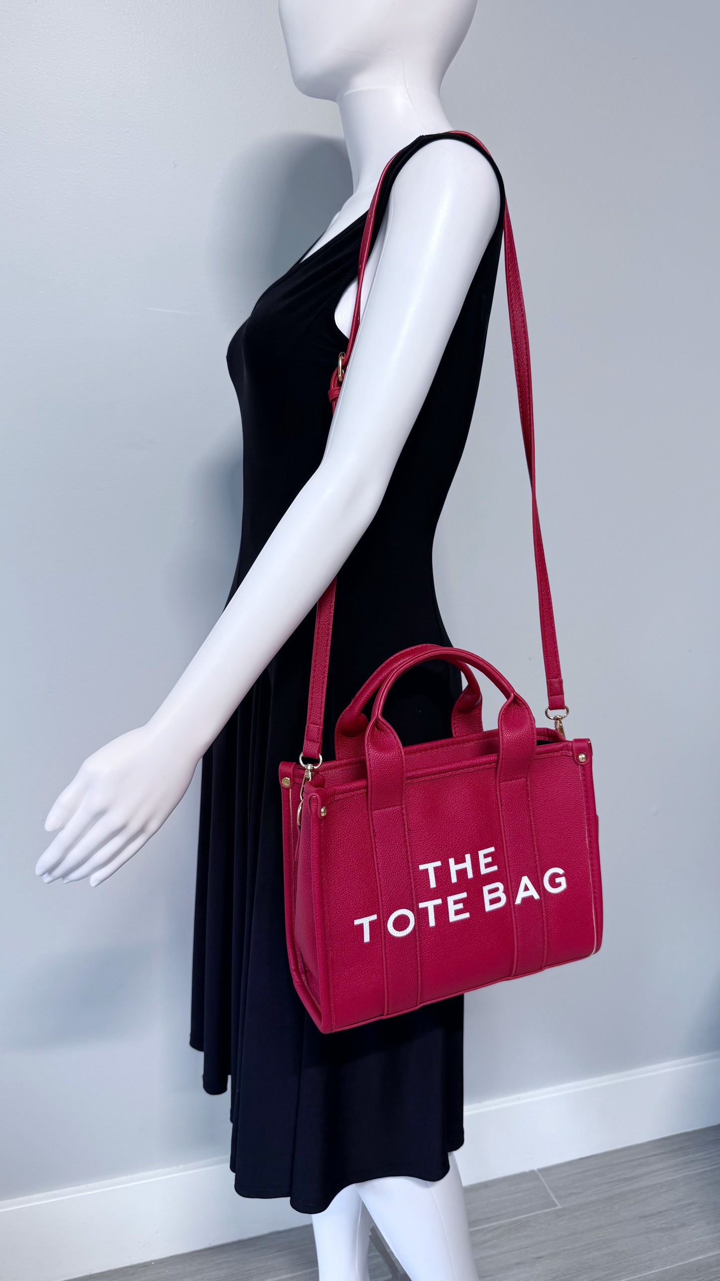 Design Tote Bag Medium Size Red
