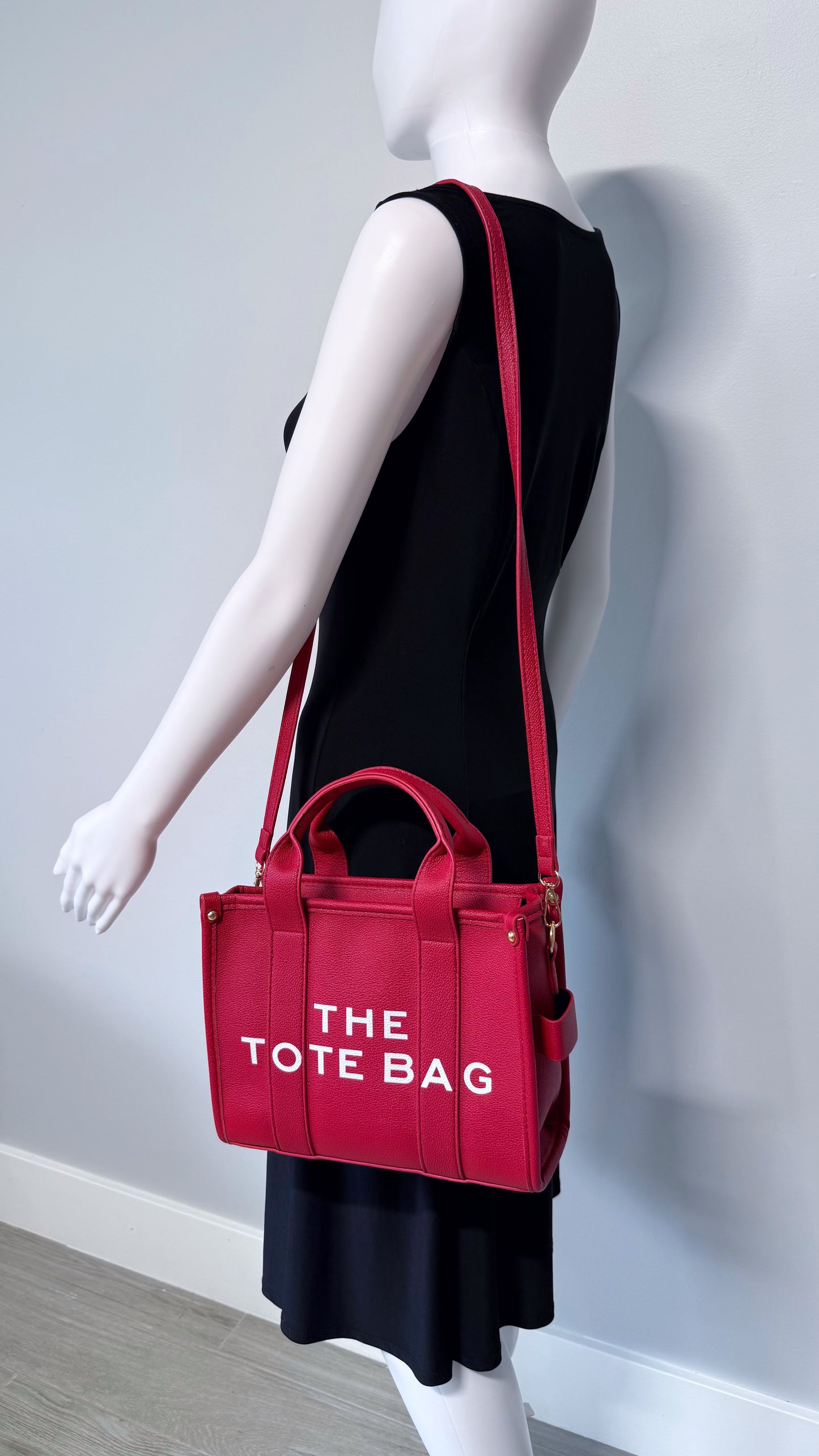 Design Tote Bag Medium Size Red