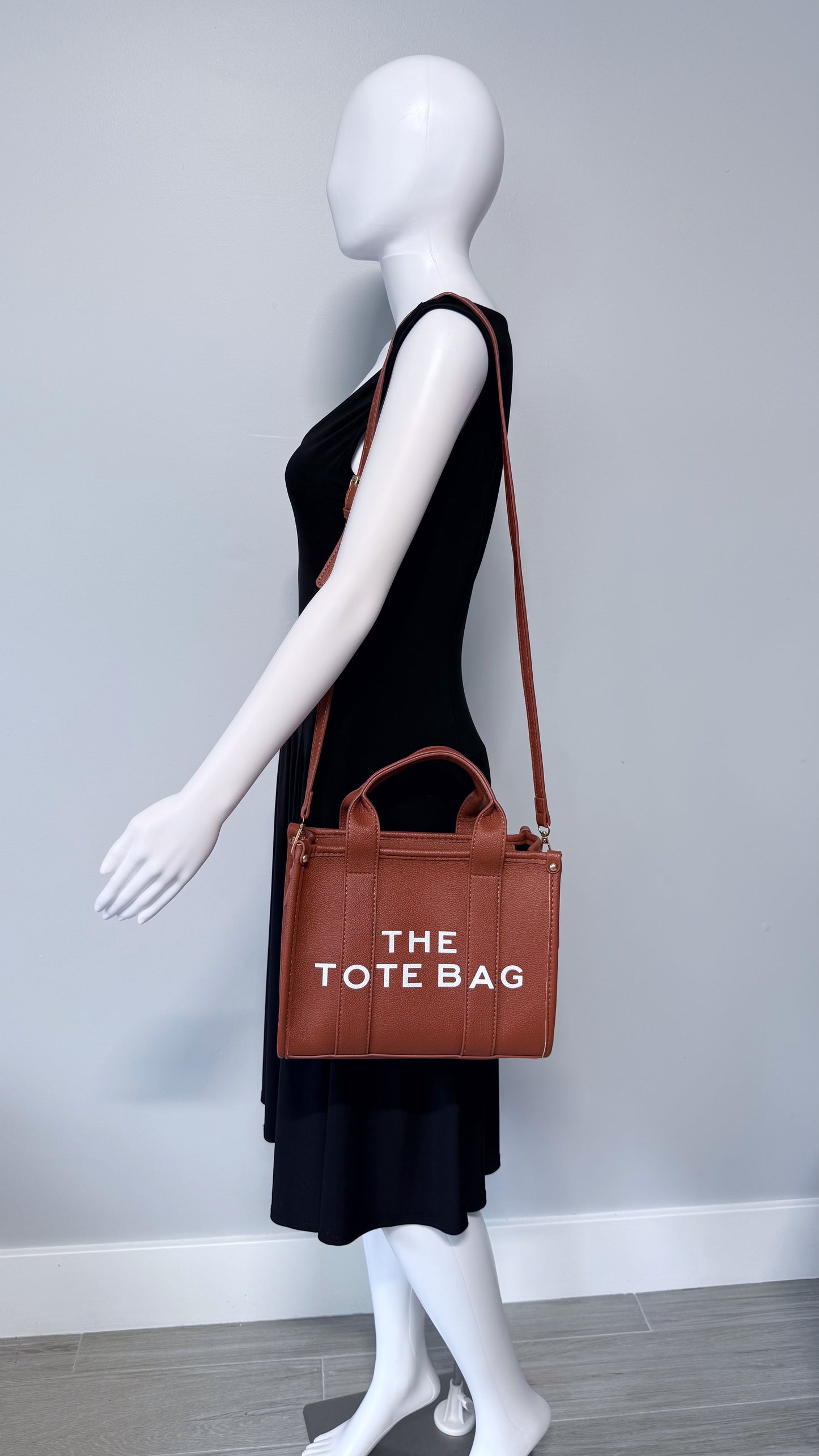Design Tote Bag Medium Size Brown