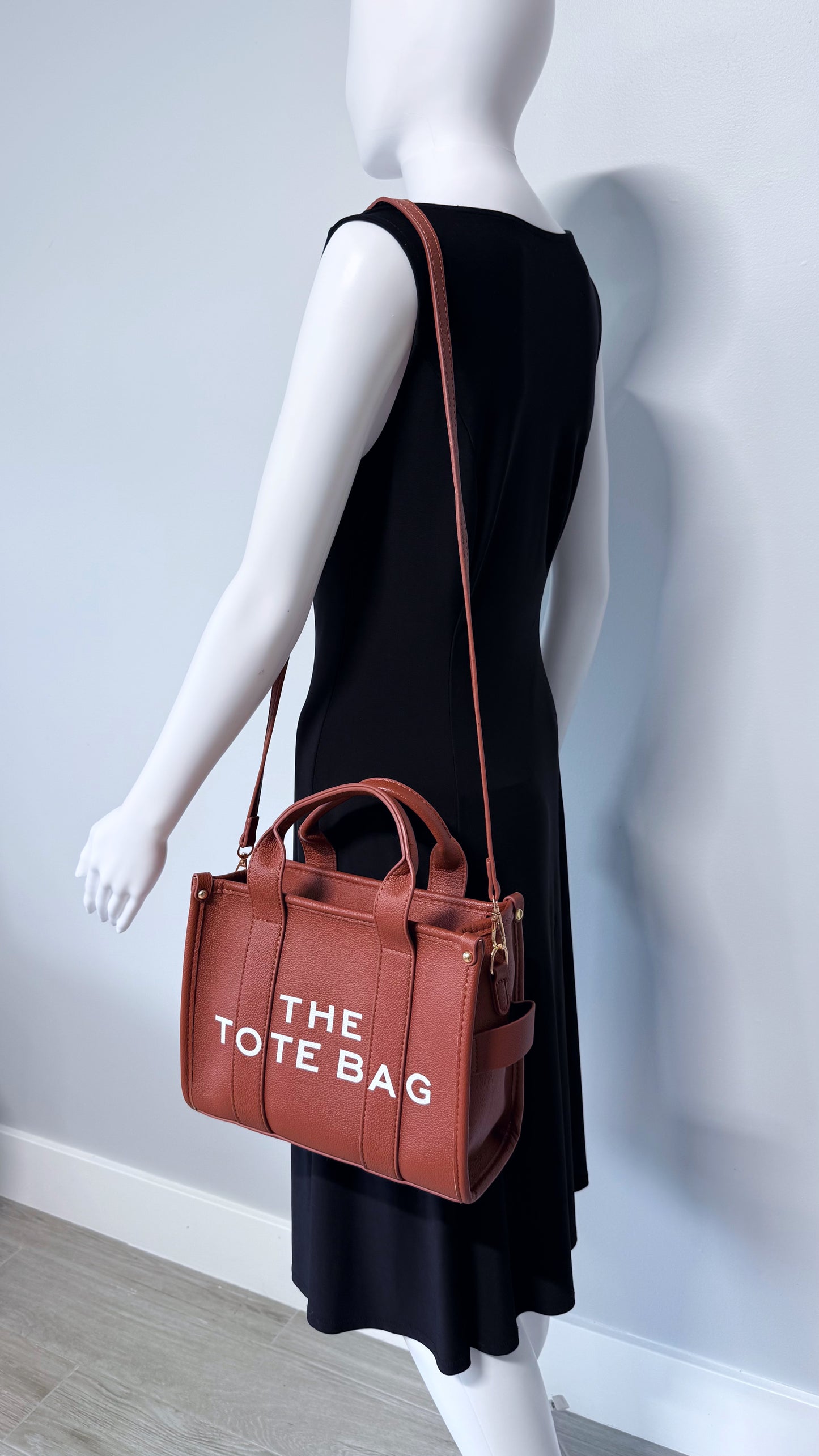 Design Tote Bag Medium Size Brown