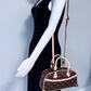 HandBag Brown with Flowers Design