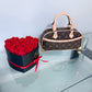 HandBag Brown with Flowers Design