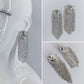 Silver Finish Lion Head with Chain Tassels Design