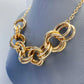 Multiple Rings Statement Necklace Set