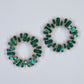 Rhinestone Post Back Round Stud Earrings
