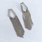 Long Chain Tassel Decor Drop Dangle Earrings