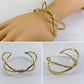Double Twisted Design Adjustable Bracelet