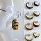 Animal Print Velvet Feel Small Hoop Earrings